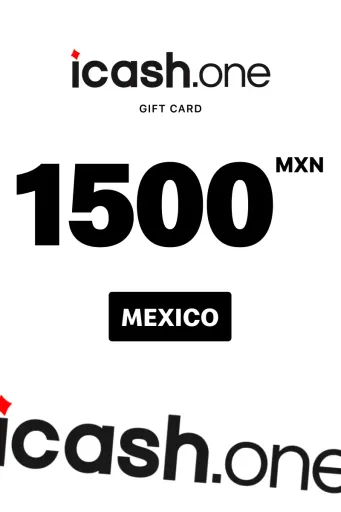iCash.one 1500 MXN Gift Card (Mexico) - Digital Key