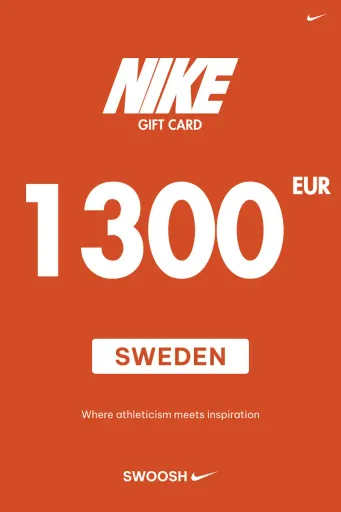 Nike 1300 EUR Gift Card (Sweden) - Digital Key
