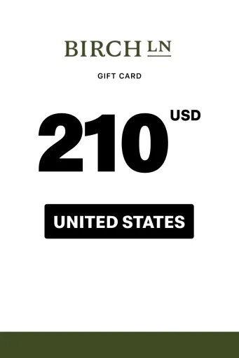 BirchLane 210 USD Gift Card (United States) - Digital Key