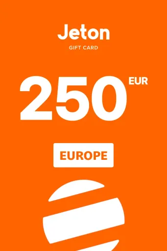 JetonCash 250 EUR Gift Card (Europe) - Digital Key
