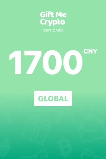 Gift Me Crypto 1700 CNY Gift Card (Global) - Digital Key