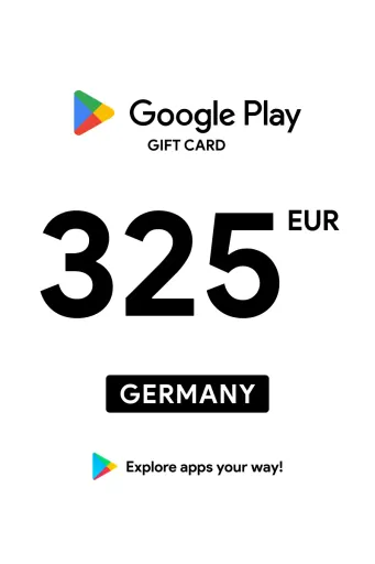 Google Play 325 EUR Gift Card (Germany) - Digital Key