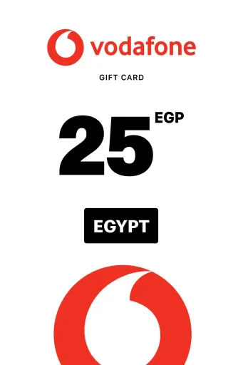 Vodafone 25 EGP Gift Card (Egypt) - Digital Key