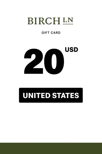 BirchLane 20 USD Gift Card (United States) - Digital Key