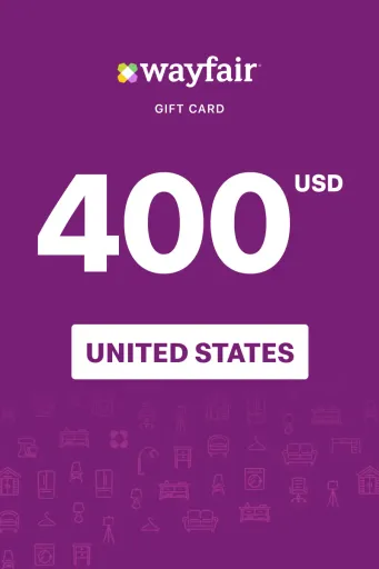 Wayfair 400 USD Gift Card (United States) - Digital Key