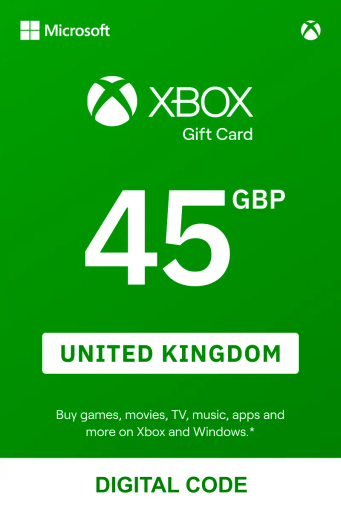 Xbox 45 GBP Gift Card (United Kingdom) - Digital Key