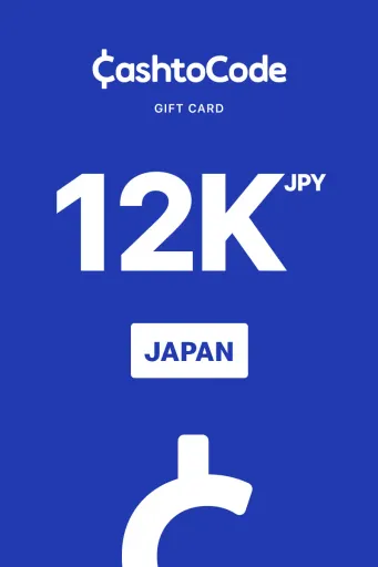 Product Image - CashtoCode 12000 JPY Gift Card (Japan) - Digital Key