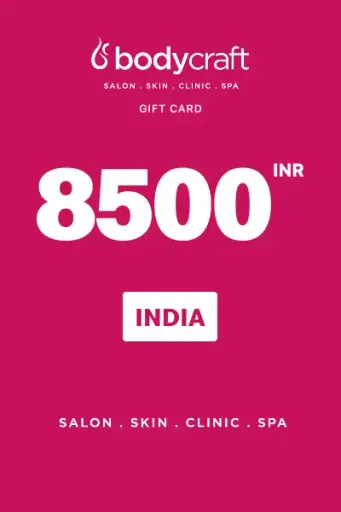 Body Craft 8500 INR Gift Card (India) - Digital Key