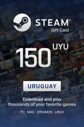 Steam Wallet 150 UYU Gift Card (Uruguay) - Digital Key
