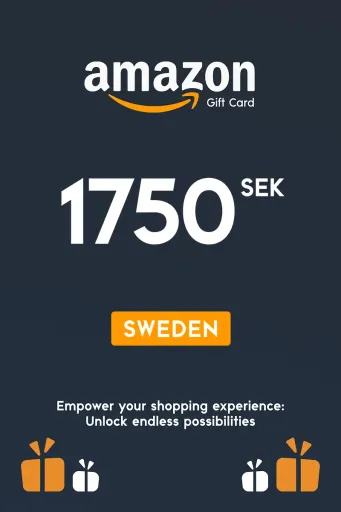Amazon 1750 SEK Gift Card (Sweden) - Digital Key