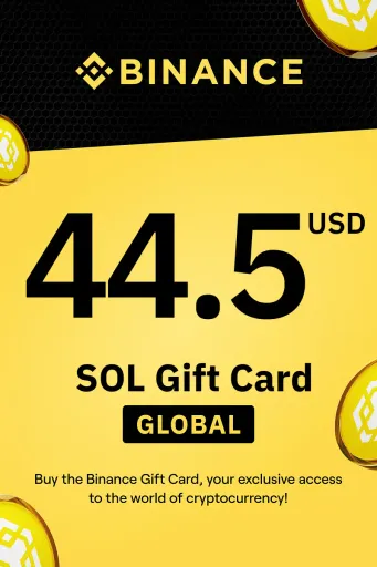 Binance (SOL) 44.5 USD Gift Card (Global) - Digital Key