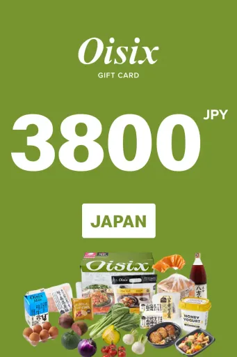Oisix 3800 JPY Excellent Meal Box Gift Card (Japan) - Digital Key