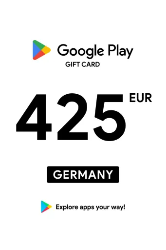 Google Play 425 EUR Gift Card (Germany) - Digital Key