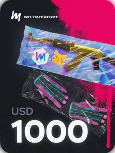 WhiteMarket 1000 USD Gift Card (Global) - Digital Key