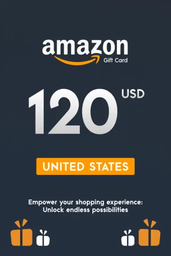 Amazon 120 USD Gift Card (United States) - Digital Key