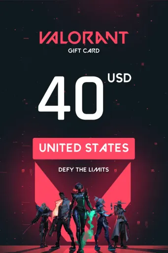 Valorant 40 USD Gift Card (United States) - Digital Key