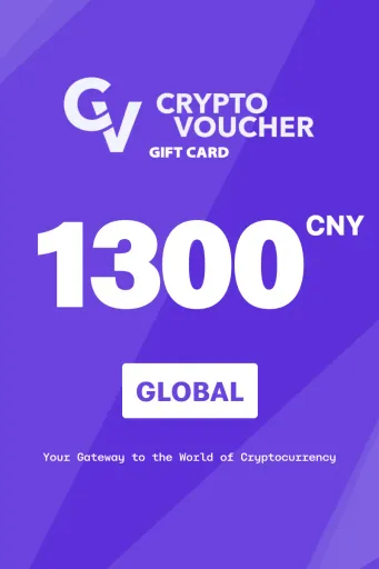 Crypto Voucher 1300 CNY Gift Card (Global) - Digital Key