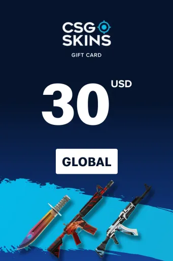 CSGO-Skins 30 USD Gift Card (Global) - Digital Key