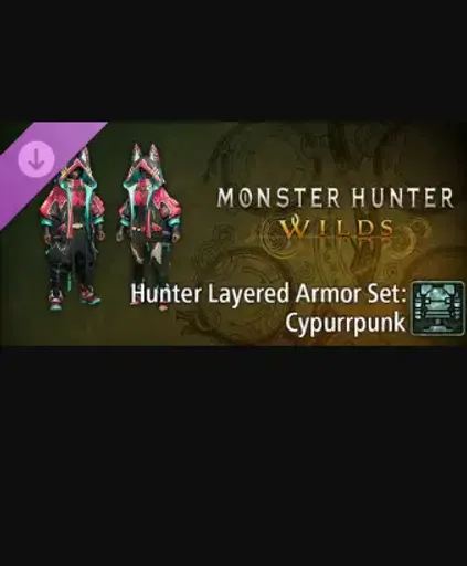 Monster Hunter Wilds - Hunter Layered Armor Set Cypurrpunk DLC (North America) (PC) - Steam Gift