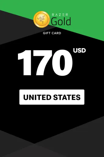 Razer Gold 170 USD Gift Card (United States) - Digital Key