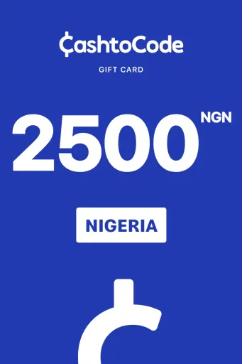 CashtoCode 2500 NGN Gift Card (Nigeria) - Digital Key