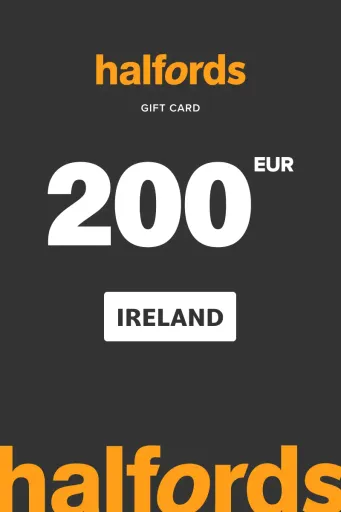 Halfords 200 EUR Gift Card (Ireland) - Digital Key