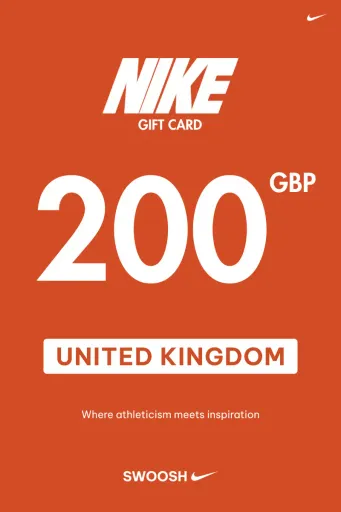 Nike 200 GBP Gift Card (United Kingdom) - Digital Key