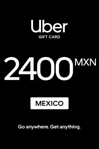 Uber 2400 MXN Gift Card (Mexico) - Digital Key