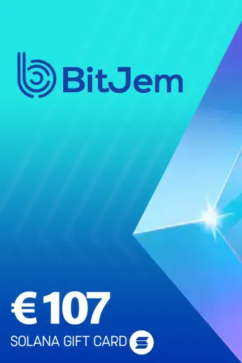 BitJem (SOL) 107 EUR Crypto Gift Card (Global) - Digital Key