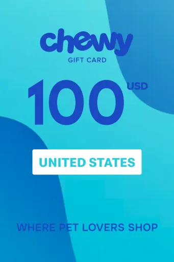 Chewy 100 USD Gift Card (United States) - Digital Key