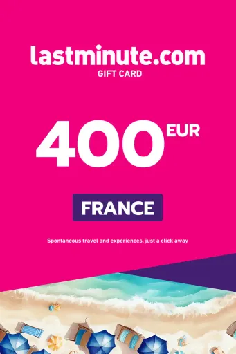 lastminute.com 400 EUR Gift Card (France) - Digital Key