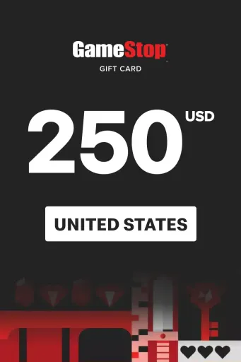 GameStop 250 USD Gift Card (United States) - Digital Key