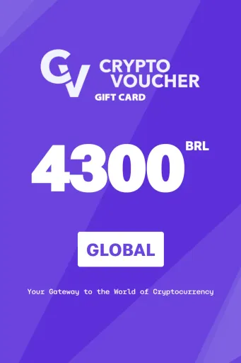 Crypto Voucher 4300 BRL Gift Card (Global) - Digital Key