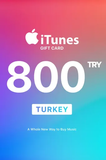 Apple iTunes 800 TRY Gift Card (Turkey) - Digital Key