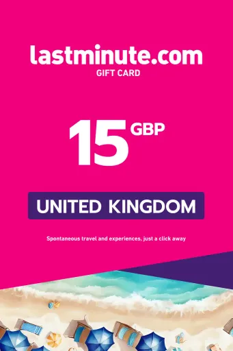 Product Image - lastminute.com 15 GBP Gift Card (United Kingdom) - Digital Key