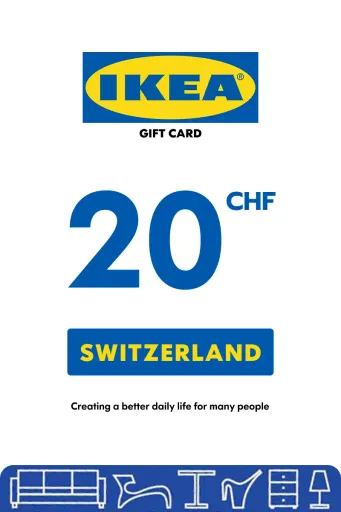IKEA 20 CHF Gift Card (Switzerland) - Digital Key