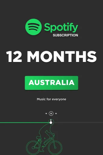 Spotify Premium 12 Months Subscription (Australia) - Digital Key