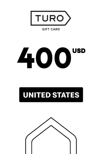 Turo 400 USD Gift Card (United States) - Digital Key