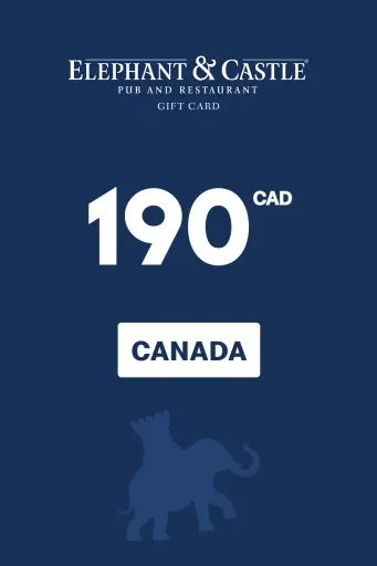 Elephant & Castle 190 CAD Gift Card (Canada) - Digital Key