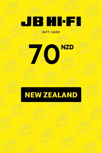 Product Image - JB HI-FI 70 NZD Gift Card (New Zealand) - Digital Key