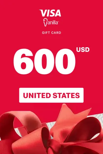 Vanilla Visa 600 USD Gift Card (United States) - Digital Key