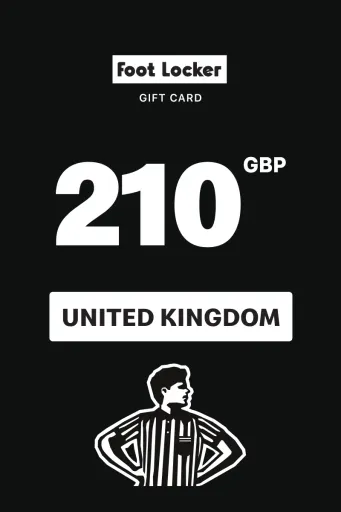 Foot Locker 210 GBP Gift Card (United Kingdom) - Digital Key