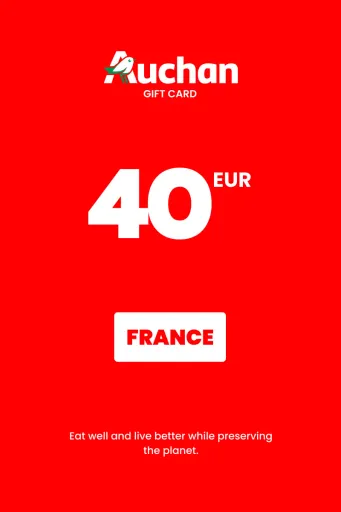 Auchan 40 EUR Gift Card (France) - Digital Key