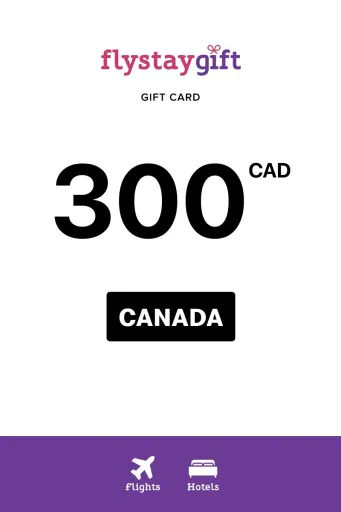 Flystay Gift 300 CAD Gift Card (Canada) - Digital Key