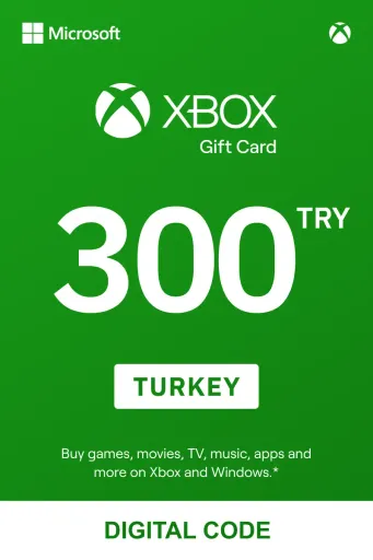 Xbox 300 TRY Gift Card (Turkey) - Digital Key