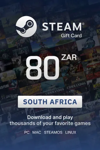 Steam Wallet 80 ZAR Gift Card (South Africa) - Digital Key