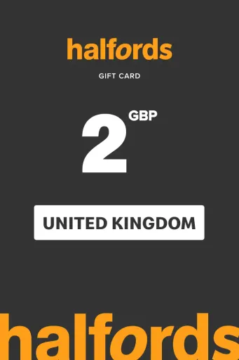 Halfords 2 GBP Gift Card (United Kingdom) - Digital Key