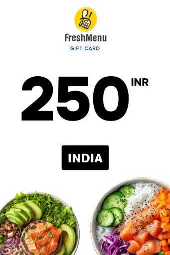 Fresh Menu 250 INR Gift Card (India) - Digital Key