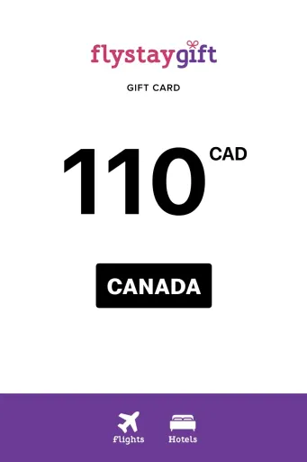 Flystay Gift 110 CAD Gift Card (Canada) - Digital Key
