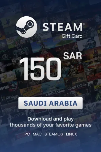 Steam Wallet 150 SAR Gift Card (Saudi Arabia) - Digital Key